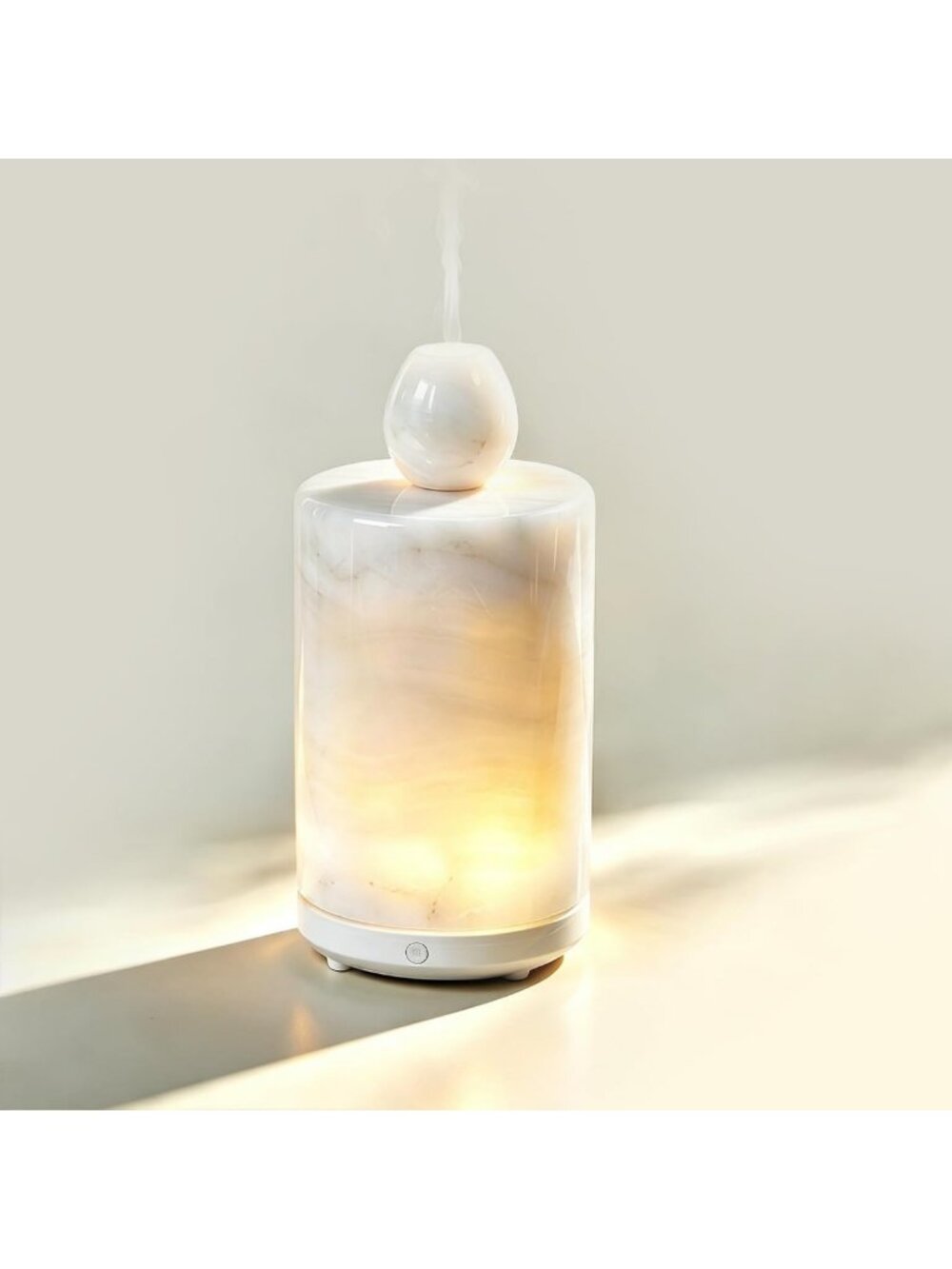 White Jade Marble Essential Oil Diffuser & Humidifier for Home Spa Wellness Gift